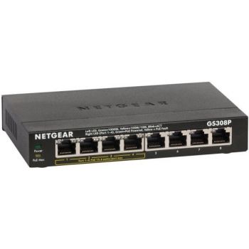 NETGEAR 8 Port Gigabit Network Switch (GS308) - Ethernet Switch - Ethernet  Splitter - Plug-and-Play - Silent Operation - Desktop or Wall Mount :  : Computers & Accessories